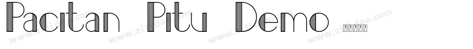 Pacitan Pitu Demo字体转换